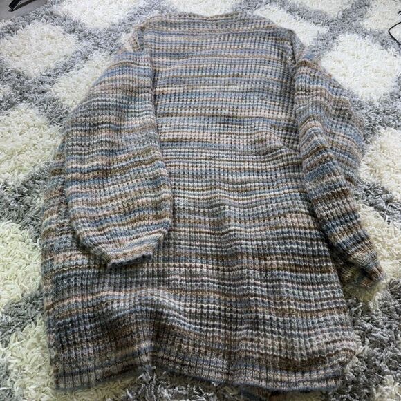 American Eagle Open Front Cardigan Sweater Size S Multicolor Long Sleeve - Picture 6 of 6